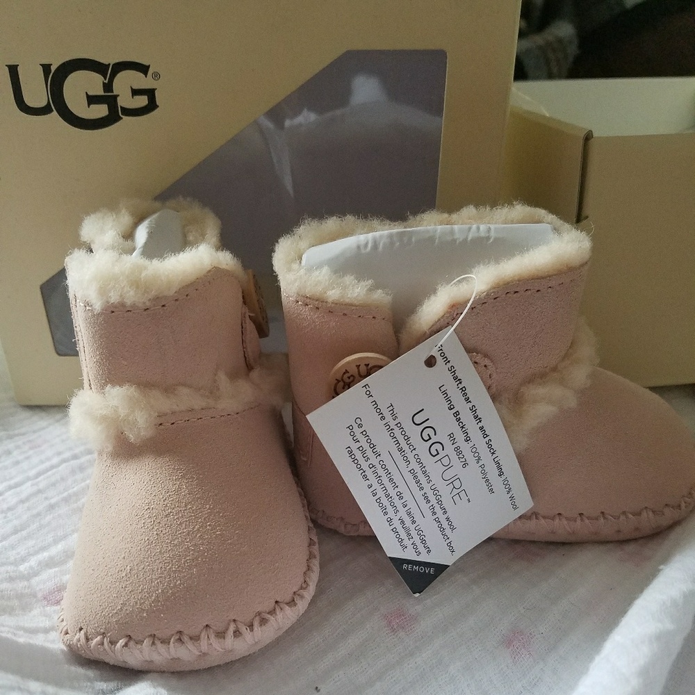 Pink baby infant ugg boots 0/1